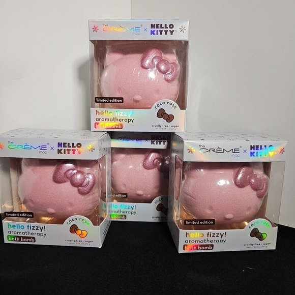The Creme Shop x Hello Kitty Hello Fizzy! Aromatherapy Bath Bomb Coco Ro… - Picture 2 of 11